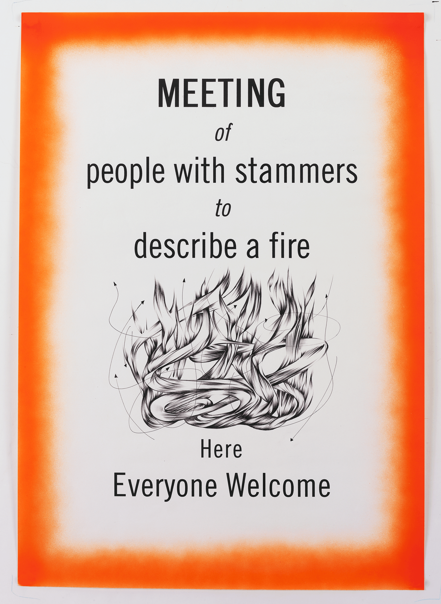 Meetings of people with stammers to describe a fire (1999-) - Adam Chodzko